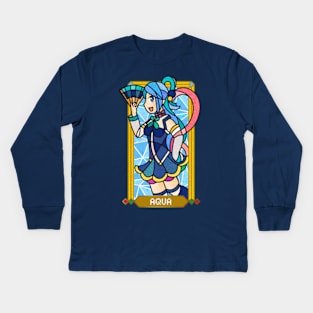 Aqua Kids Long Sleeve T-Shirt